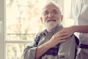 patient in wheelchair iStock-1131834512