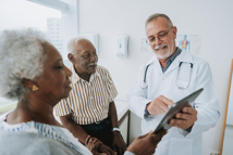 GettyImages-1585068774 patient doctor, clinical trial, data