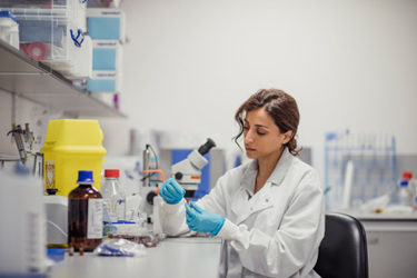 Scientist in lab GettyImages-872025342