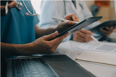 GettyImages-1837652222 cinical research tablet