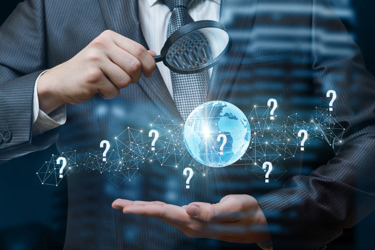 Business Globe Magnifier