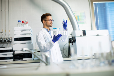 Scientist in HPLC lab GettyImages-1309780330