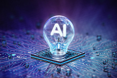 Artificial Intelligence IDEA, AI light Bulb Idea-GettyImages-2164746643