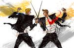 Businessmen-Sword-Fight-Battle