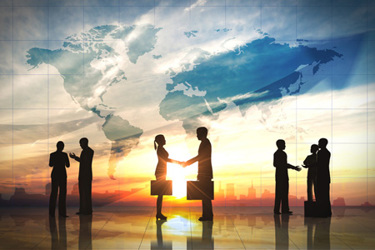 Global team business, handshake-GettyImages-187326635