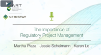 veristat regulatory project management vid