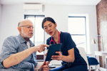 Nurse patient checking medical exams-GettyImages-1487540665