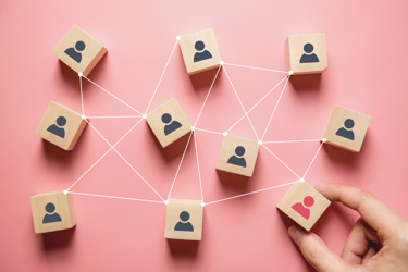 Blocks People Connected Network