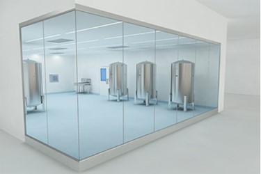 Infinity Glass Wall Cleanroom System