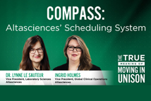 Altasciences scheduling system